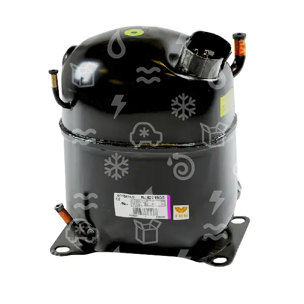 kompresor EMBRACO NJX2219GS, LBP - R404A, R452A, 400V/50Hz, 440V/60Hz, 3 fáze